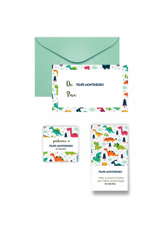 Conjunto Kids Dino| Kit